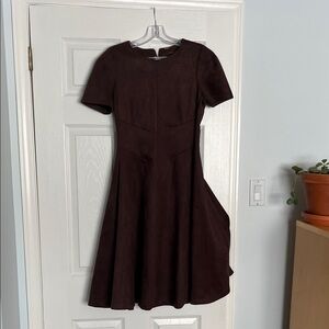 Calvin Klein Dark Brown Midi Dress size 4